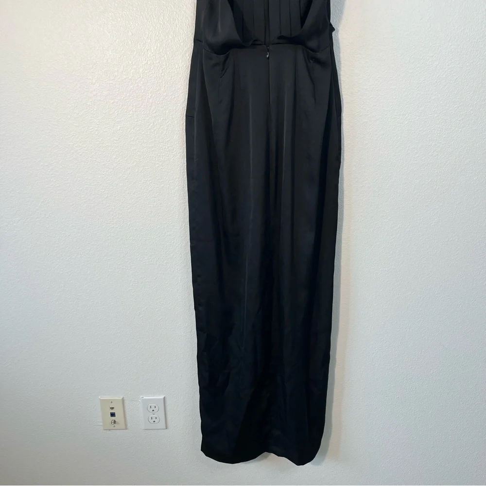 Keepsake The Label Hold Back Maxi Black Dress Size Large Feminine Glam Party